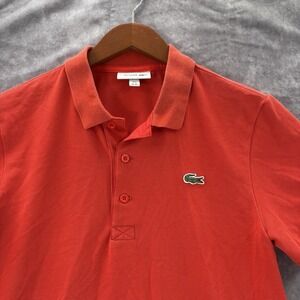 Lacoste Sport Polo Mens XS 2 Red Shirt Tennis Golf